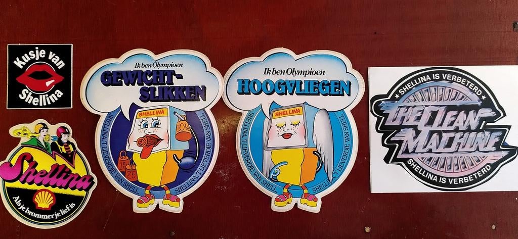 Shellina stickers, Ophalen of Verzenden, Zo goed als nieuw