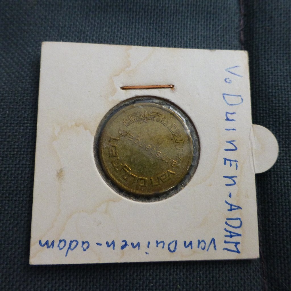 koffie penning van de firma van Duinen, Ophalen of Verzenden, Overige materialen