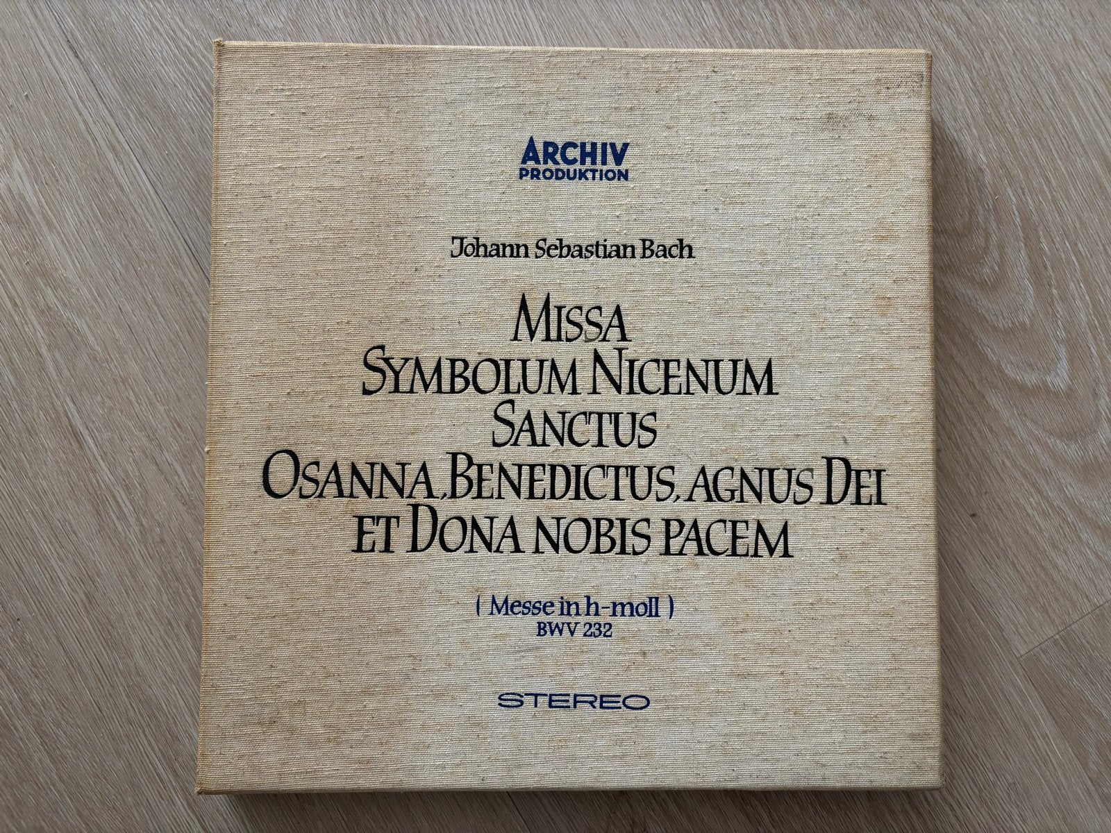 Bach: Mis in b-klein (Messe in h-moll) BWV 232 - Archiv Prod, Cd's en Dvd's, Ophalen, Gebruikt, Boxset, Barok