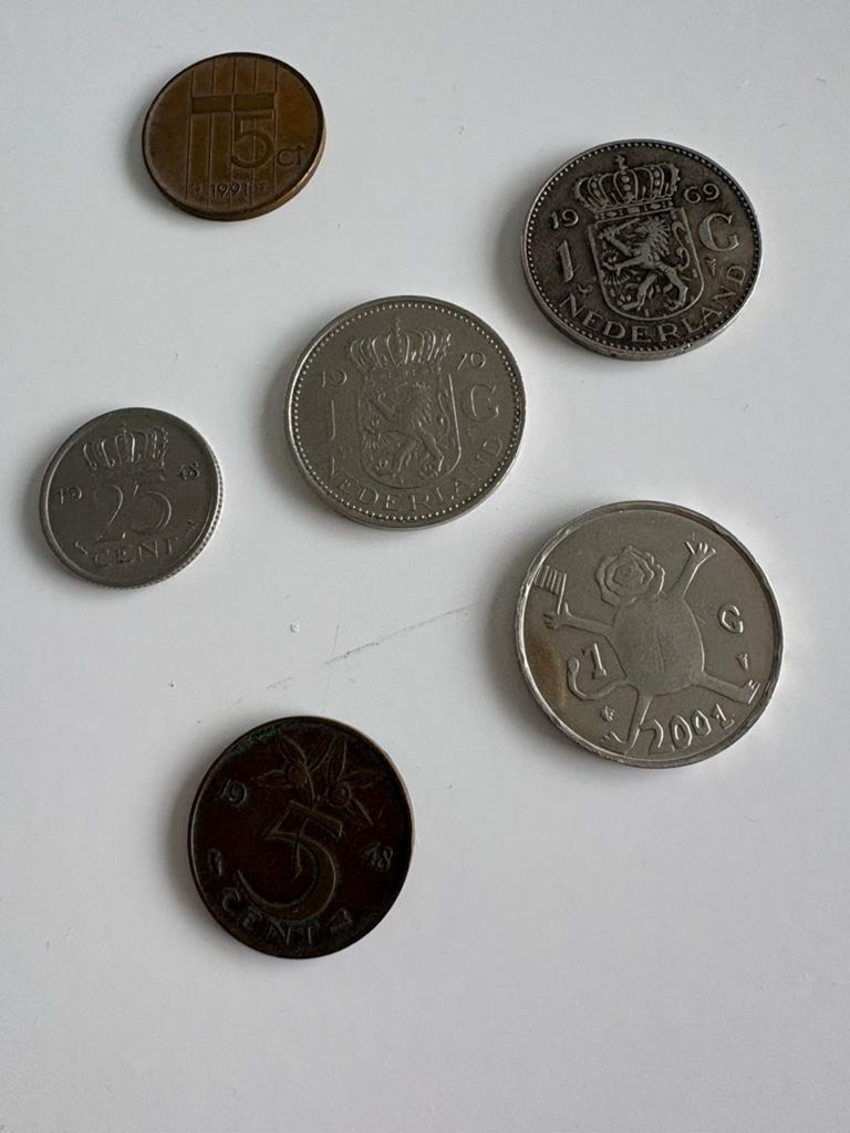 Nederlande florijn cent gulden, Ophalen of Verzenden, Nederland, Munten
