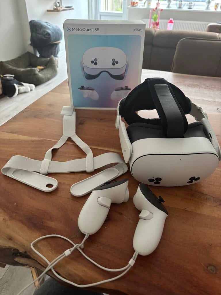 Metaquest 3S 256GB ZEER COMPLEET EN SLECHTS 3 maanden oud, Ophalen of Verzenden, Nieuw, VR-bril, Overige platformen