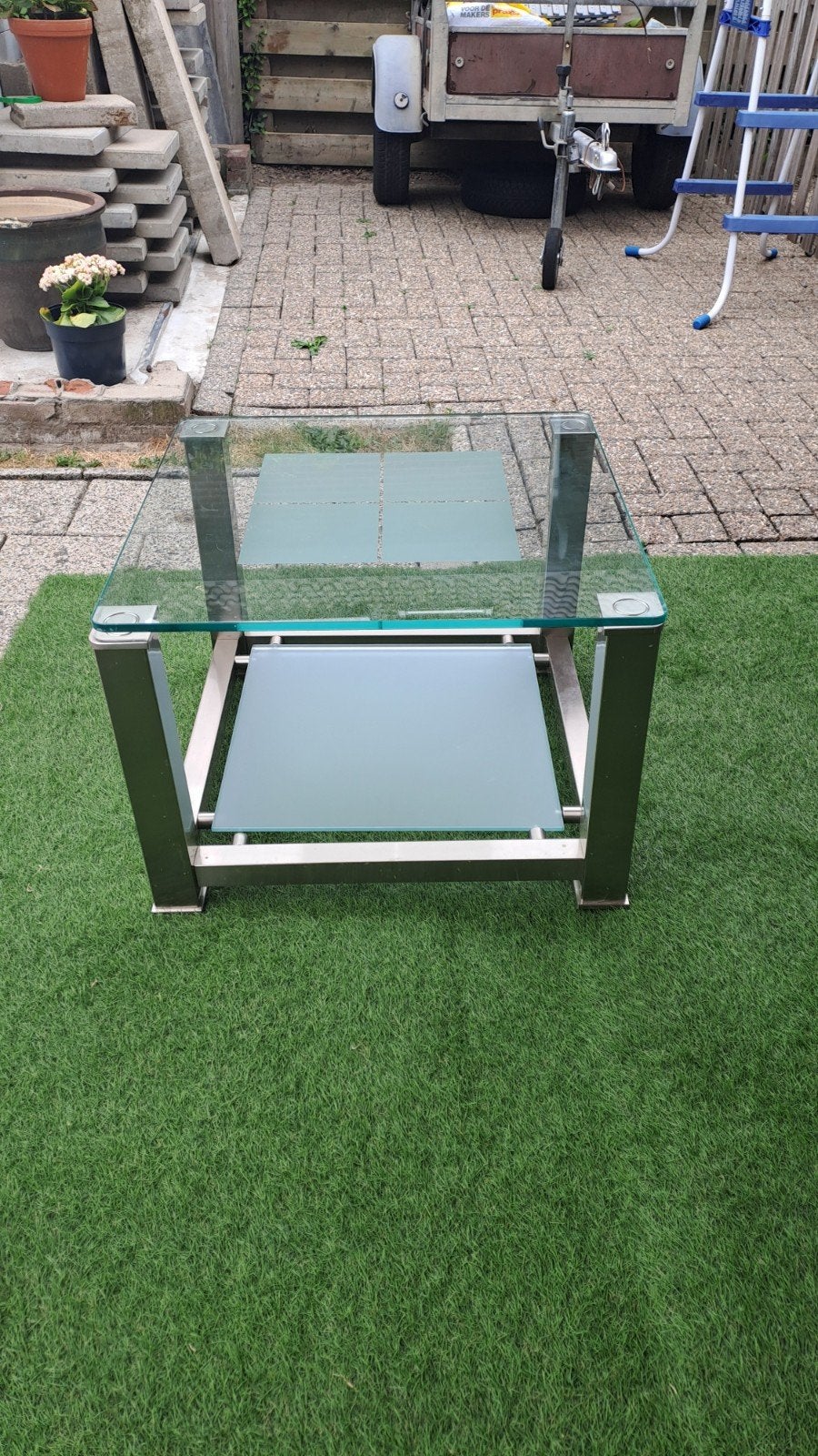 twee mooie tafels, Huis en Inrichting, Tafels | Salontafels, Ophalen of Verzenden, Rechthoekig, 50 tot 100 cm, 50 tot 100 cm
