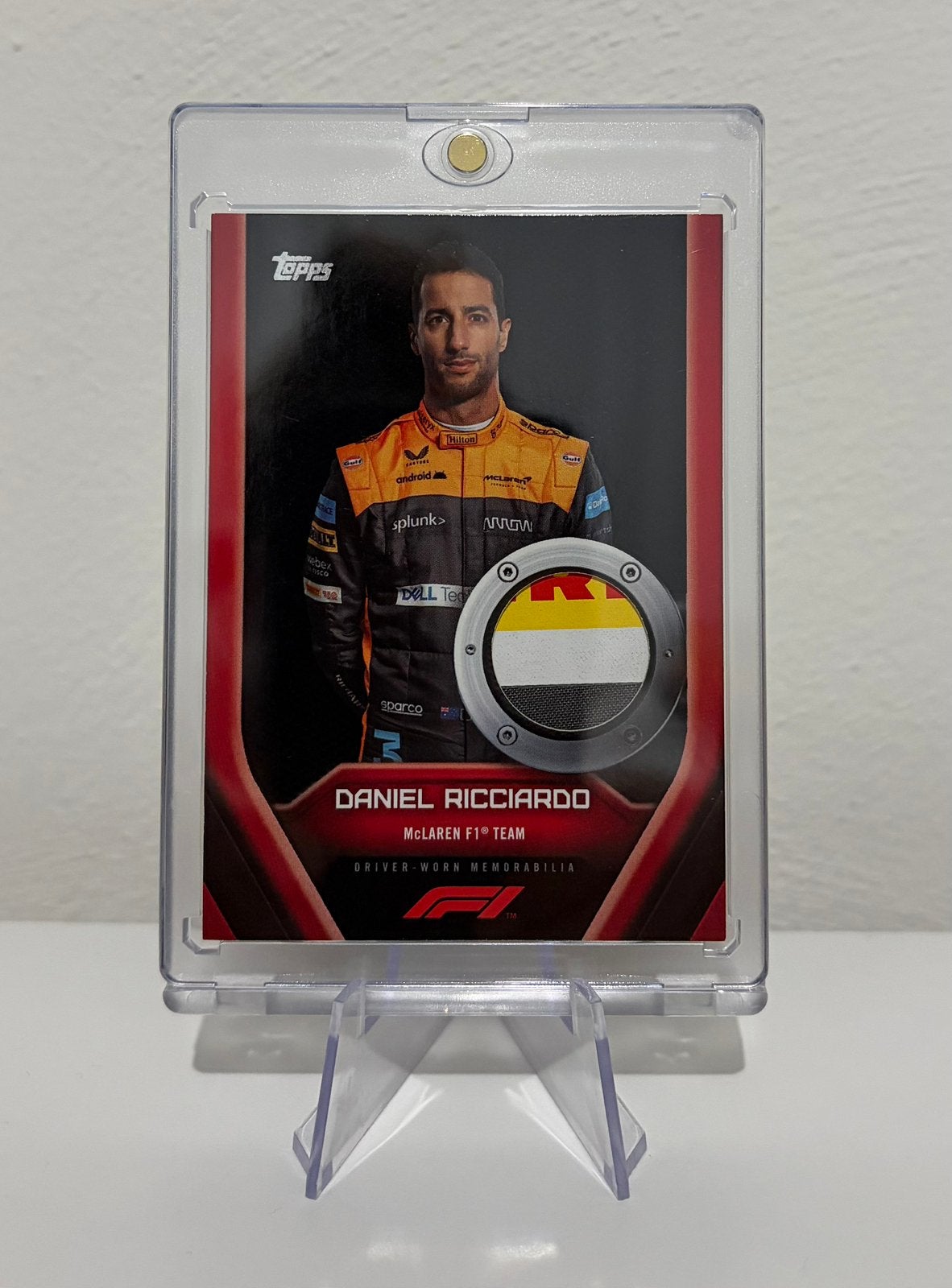 Daniel Ricciardo Topps F1 Relic Black /10 Logo Patch McLaren, Ophalen of Verzenden, Nieuw, Overige sporten, Spelerskaart