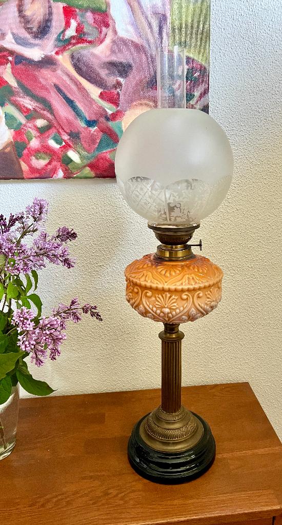 Kosmos Brenner - antieke olielamp, Ophalen