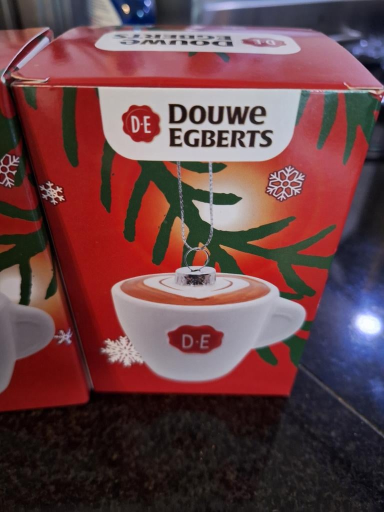 1 kerst hanger Douwe egberts, Ophalen