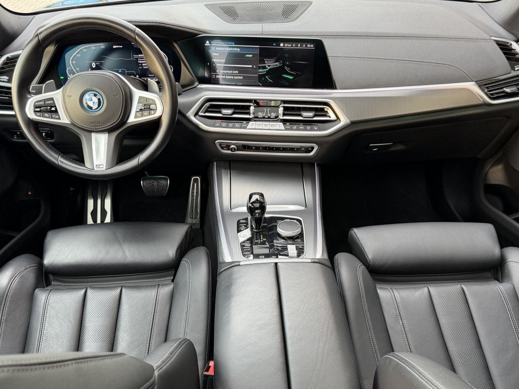 BMW X5 xDrive45e High Executive M Sport | ACC | Luchtvering, Auto's, Dealer onderhouden, Gebruikt, Zwart, Verwarmde buitenspiegels