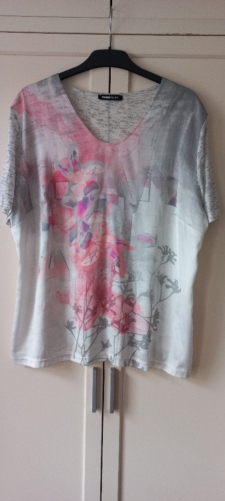 mooie top/blouse van Frank Walder maat 46 zgan, Meerkleurig, Blouse of Tuniek, Ophalen of Verzenden, Zo goed als nieuw