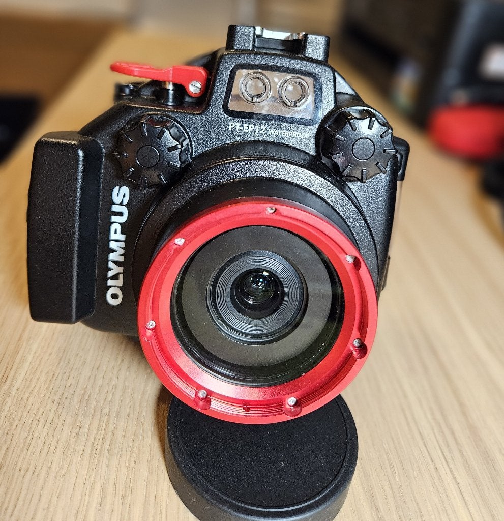 Onderwatercamera compleet Olympus PEN E-PL7 + PT-EP12, Gebruikt, Olympus, Inclusief handleiding, Ophalen of Verzenden