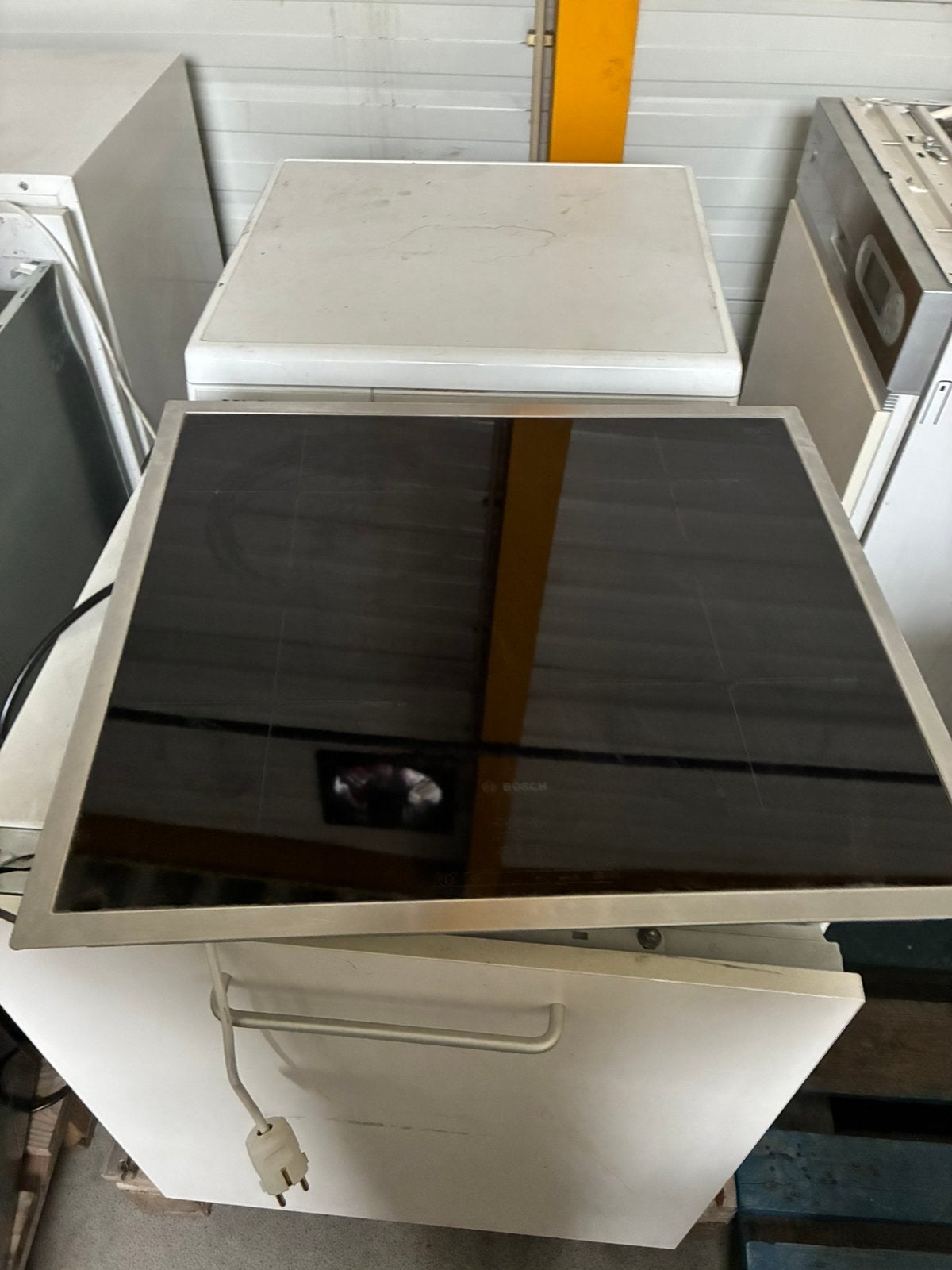 Bosch inductie plaat kookplaat inductieplaat 56x48 cm, Ophalen, 4 kookzones, Zo goed als nieuw, Inbouw
