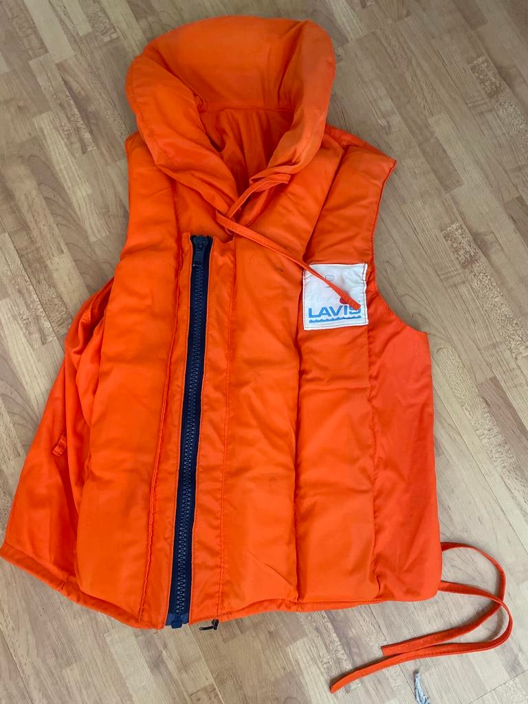 Lavis Reddingsvest Oranje - 60/90 kg, Watersport en Boten, Watersportkleding, Ophalen of Verzenden, Gebruikt, Dame of Heer, Reddingsvest of Zwemvest