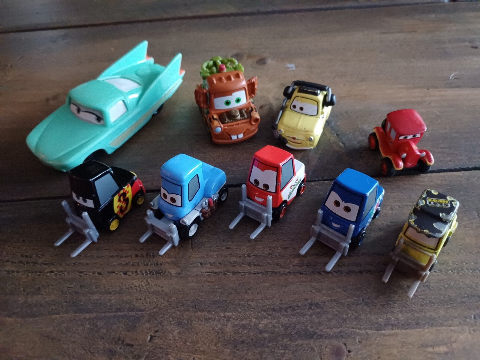 Te koop Disney Cars auto's (6), Ophalen, Gebruikt
