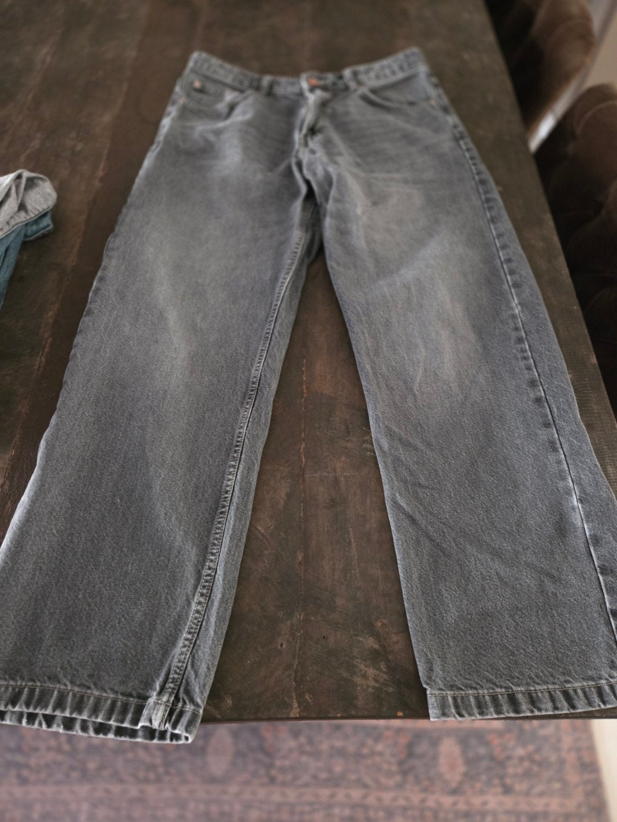 baggy jeans Bershka 40, Ophalen, Zo goed als nieuw, Blauw, W32 (confectie 46) of kleiner