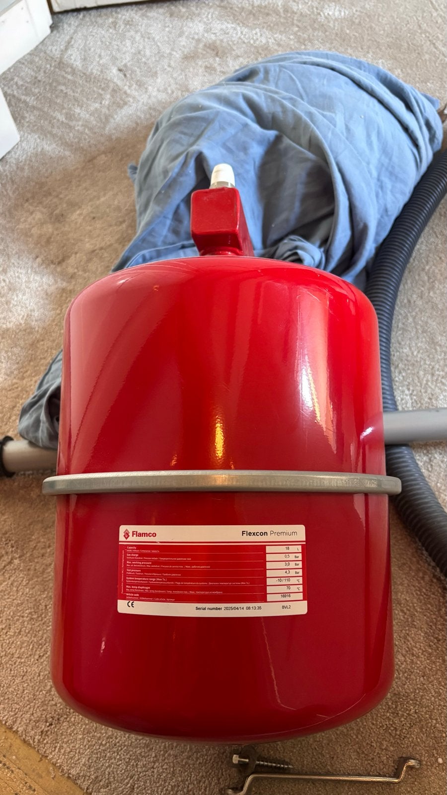 Flamco Flexcon Premium Expansievat 18 liter (2025), Ophalen, Zo goed als nieuw, Minder dan 60 cm, Overige typen