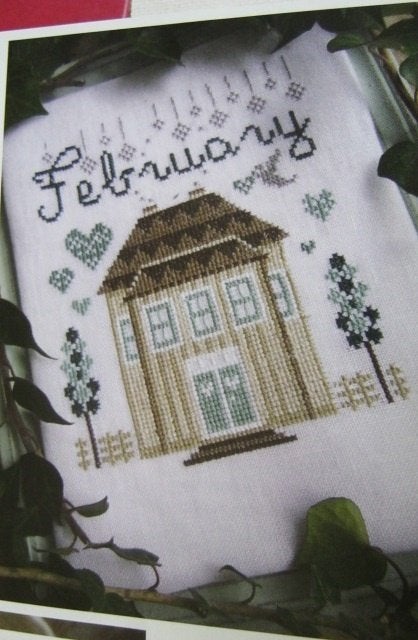 Borduurpatroon    Huis in Januari of Februari nr 8281, Verzenden, Nieuw, Handborduren, Patroon