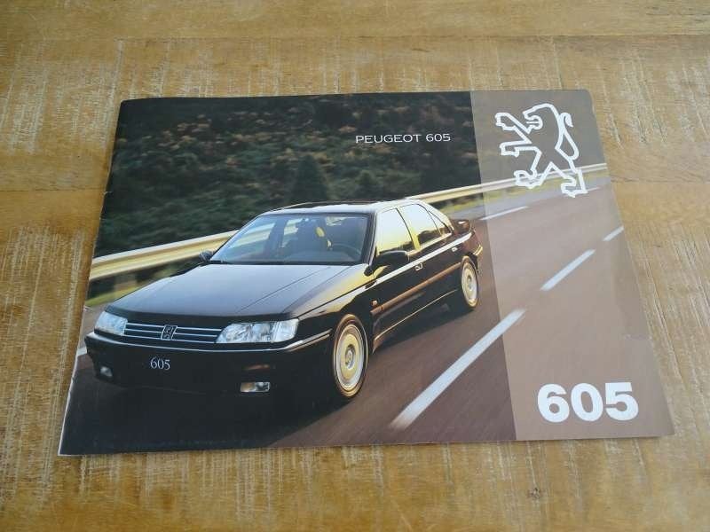 Peugeot 605 - Brochure Folder - Druk 1994 - Nederlands, Verzenden, Gelezen, Peugeot
