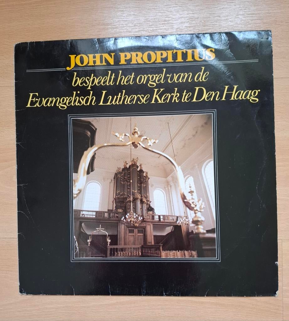 LP John Propitius bespeelt orgel in Den Haag, Ophalen, Gebruikt, 12 inch