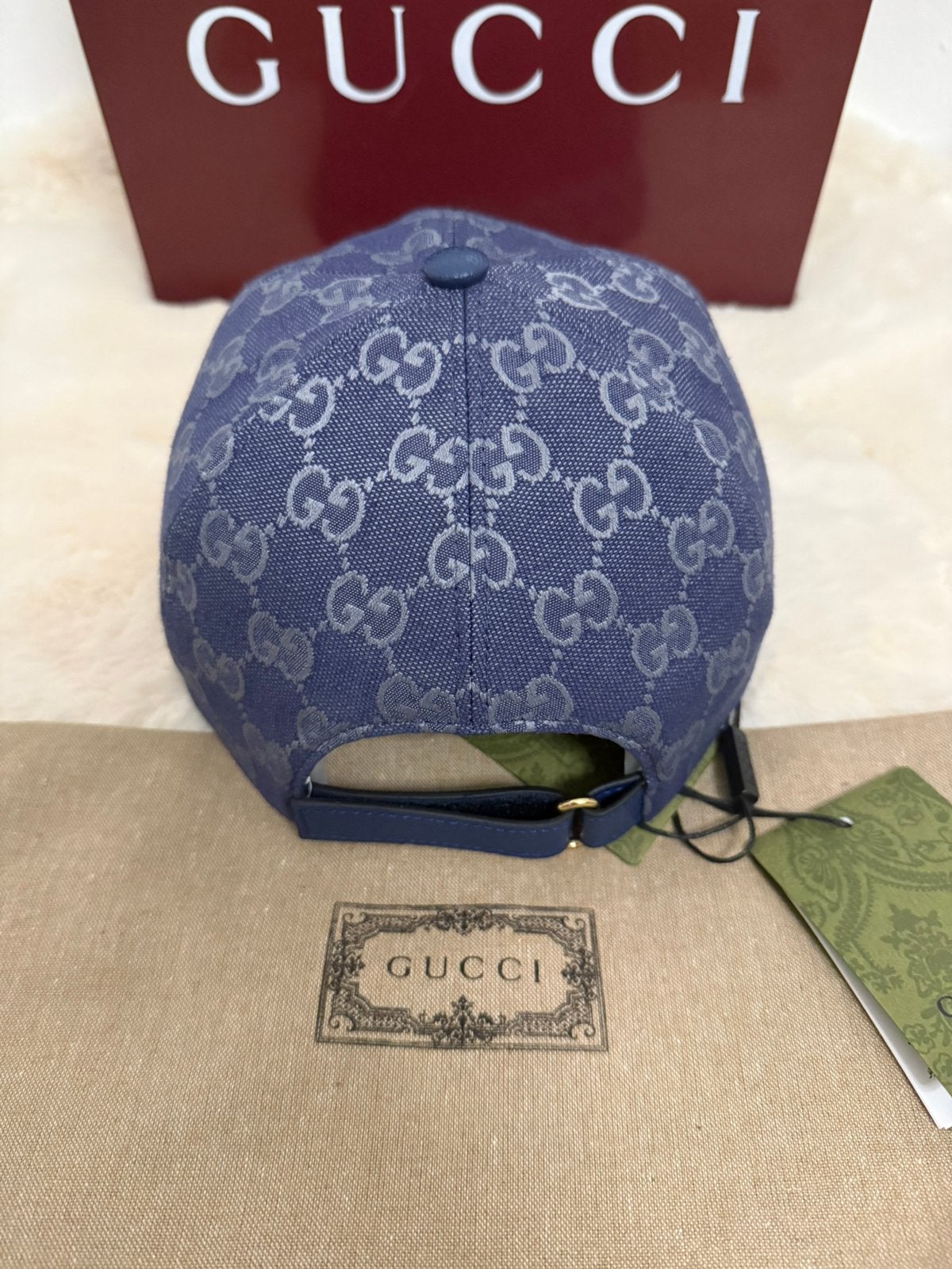 Gucci Pet Dubai Blauw, Ophalen of Verzenden, Zo goed als nieuw