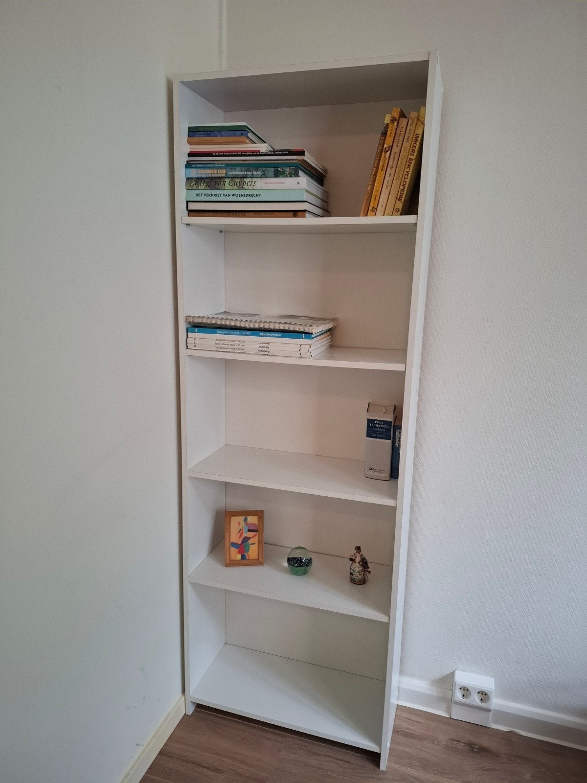 Boekenkast, wit, hxbxd, 172x60x25 cm, Huis en Inrichting, Ophalen, Gebruikt, 50 tot 100 cm, 150 tot 200 cm