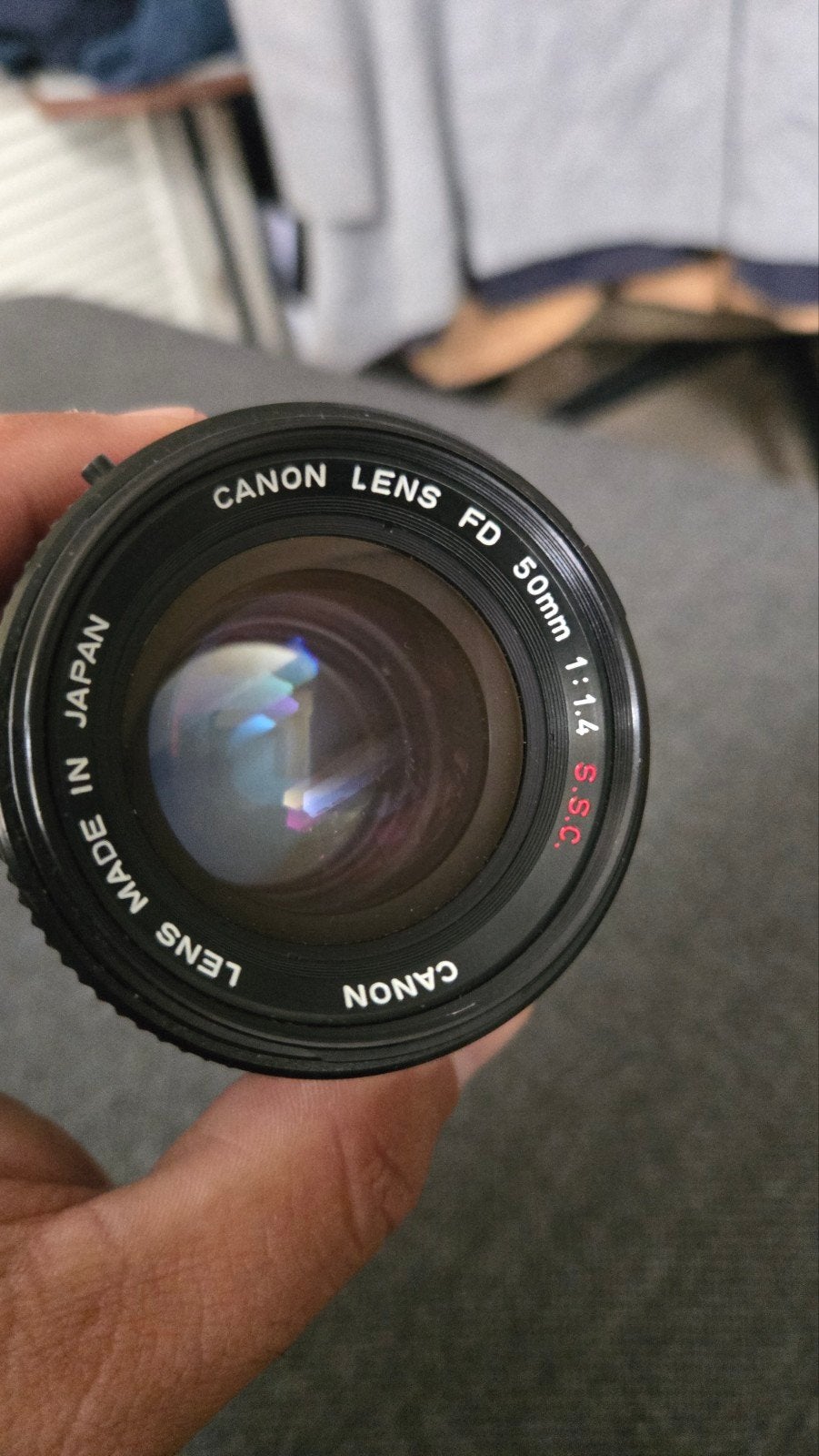 Canon FD SSC (1x) en nFD (1x) 50mm f 1.4 cameralens, Ophalen of Verzenden