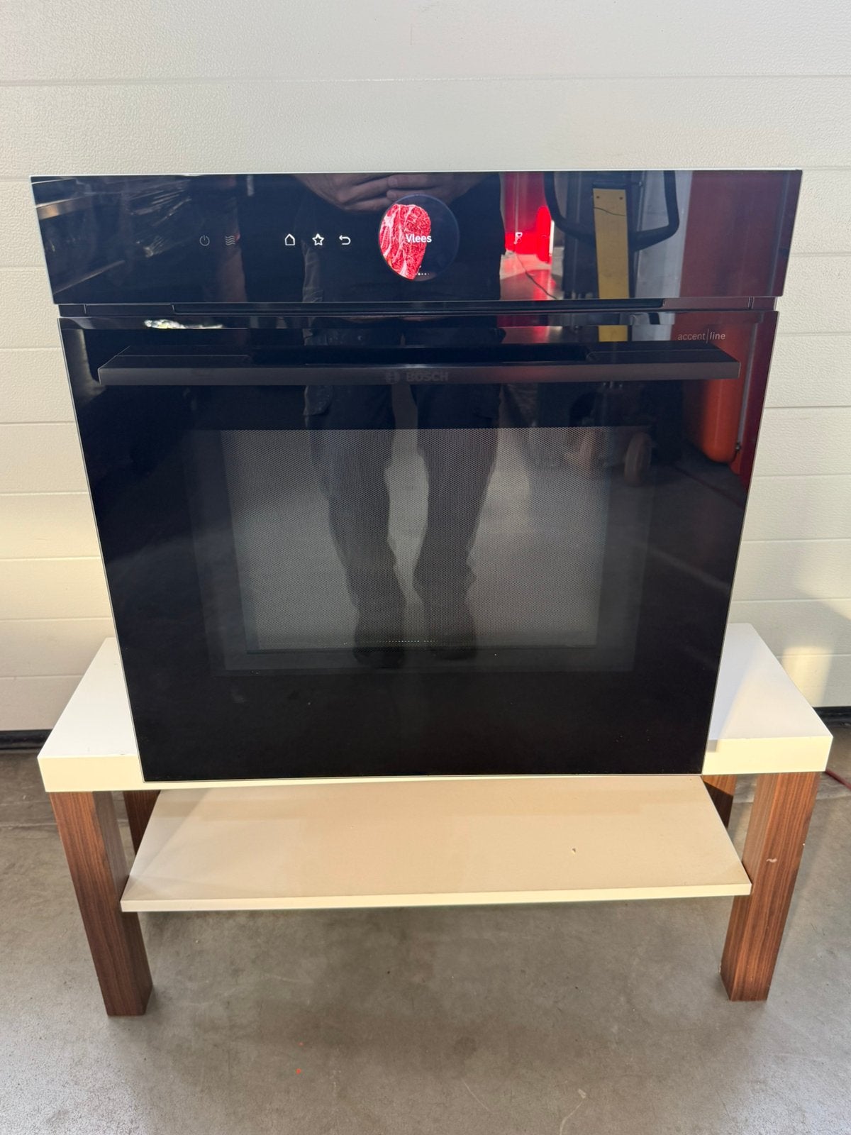 Luxe bosch accent/line combimagnetron HMG936AB1, Verzenden, Zo goed als nieuw, Magnetronfunctie, De laab 8