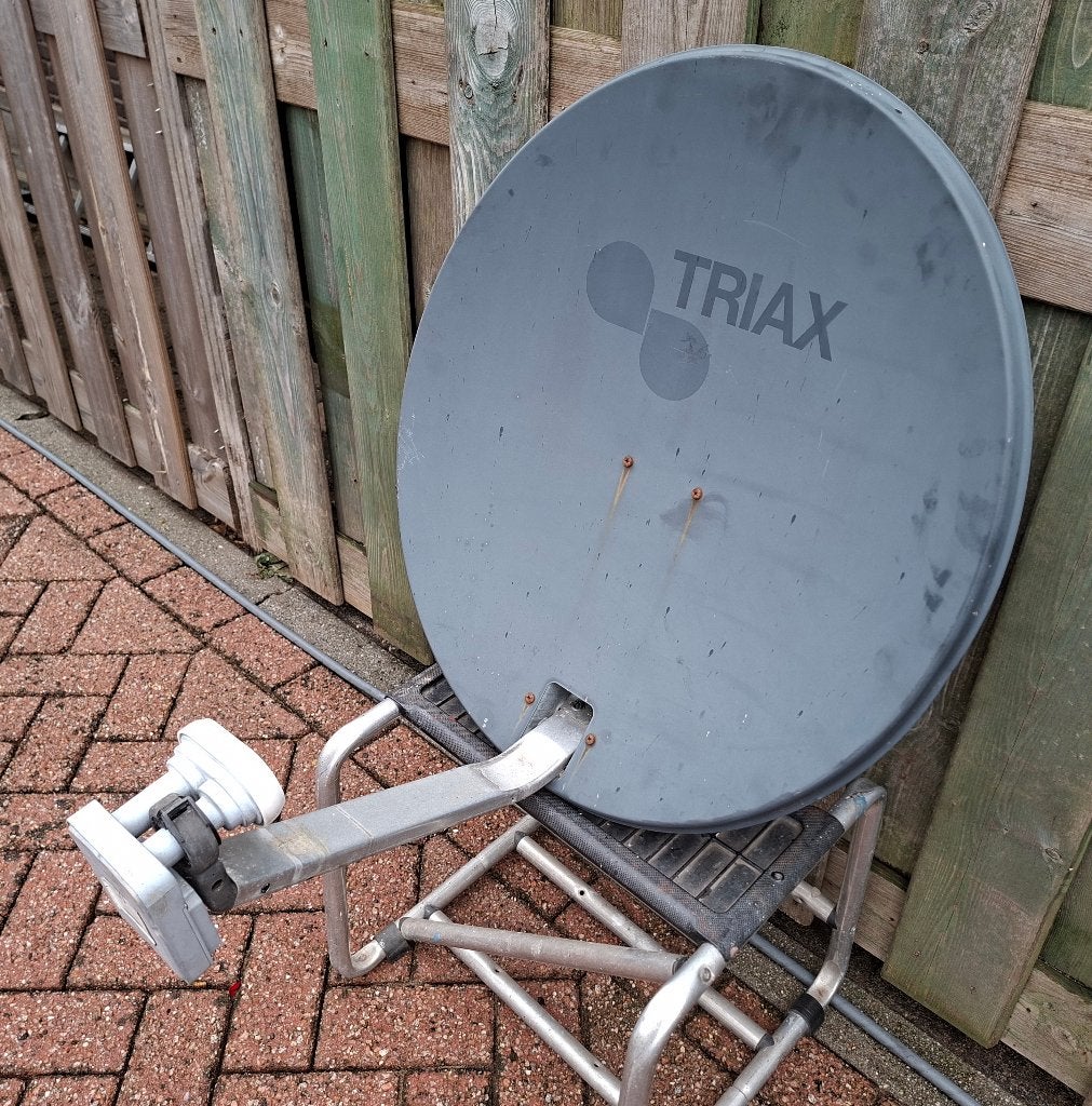 Canal Digitaal SCHOTEL 64 cm - incl. Duo LNB - T.E.A.B., Ophalen, Gebruikt, (Schotel)antenne, Overige merken