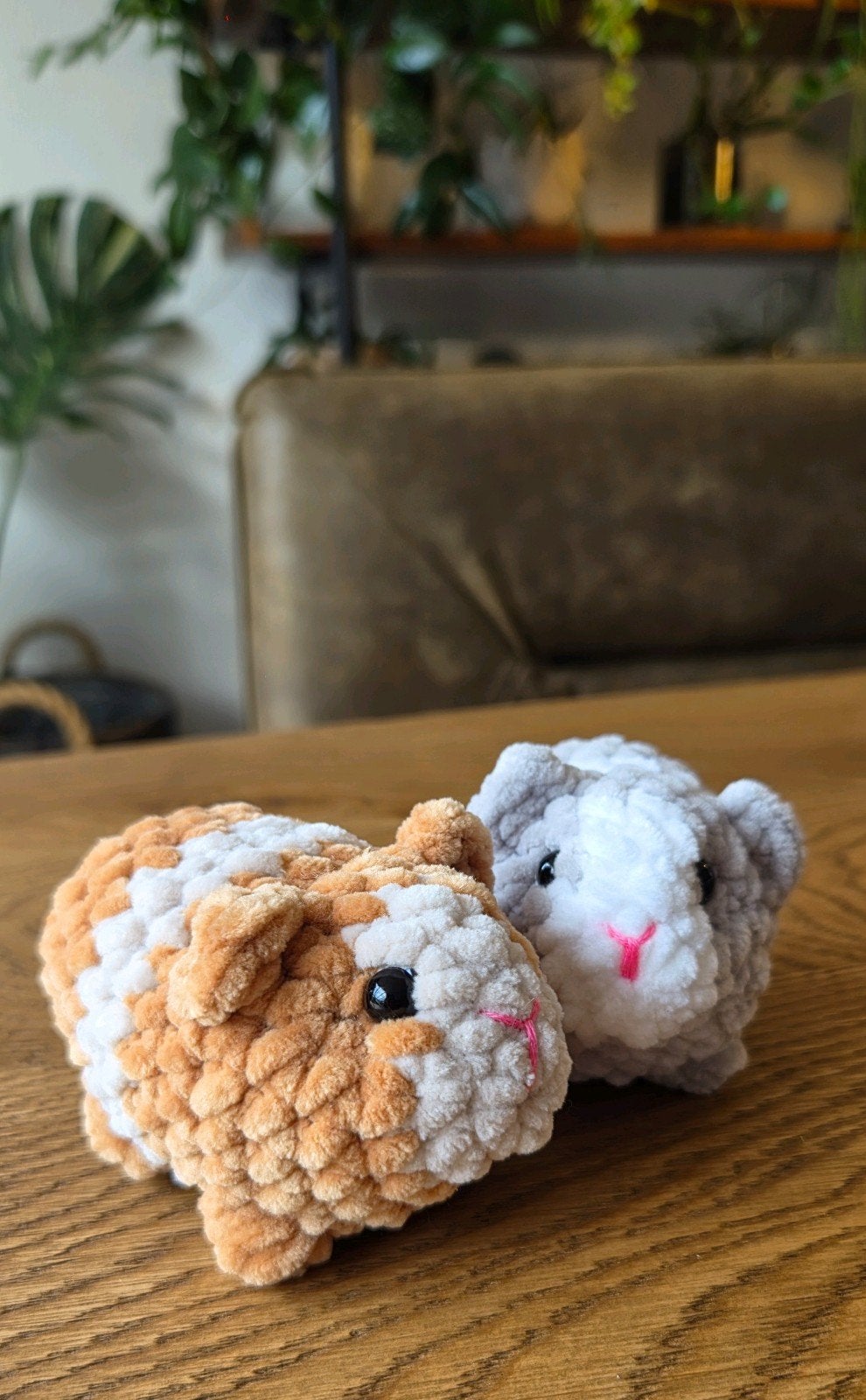 Handgemaakte gehaakte cavia knuffeltje, Ophalen of Verzenden, Nieuw, Overige typen