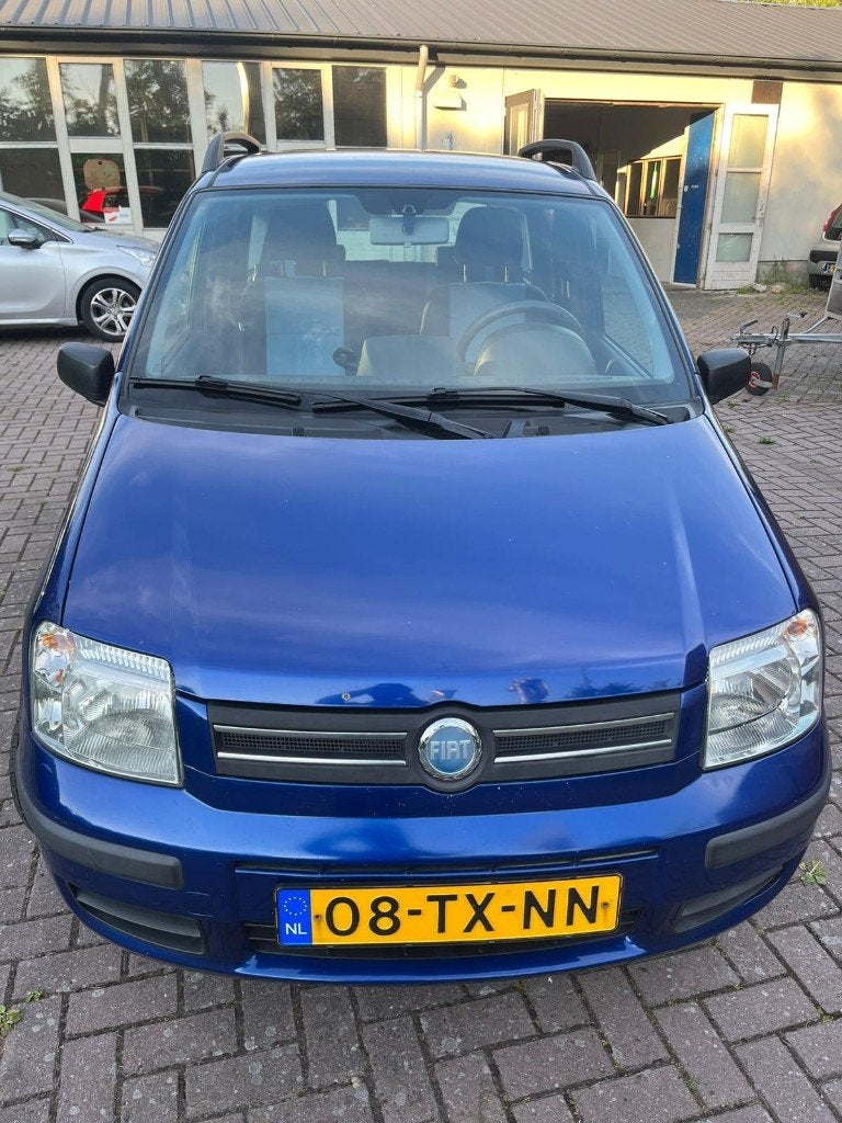 Fiat Panda automaat 1.2 Dualogic 2007 Blauw, Stof, USB, 840 kg, Origineel Nederlands