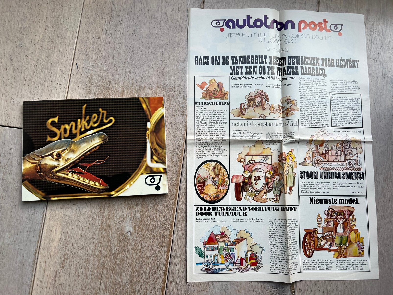 Autotron Lips Drunen Autopost 1972 en Autotron autoboek, Ophalen of Verzenden, Gelezen