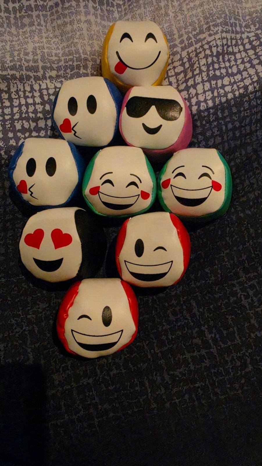 Emoji Jongleerballetjes - Set van 9 Nieuw, Ophalen of Verzenden, Nieuw, Jongen of Meisje