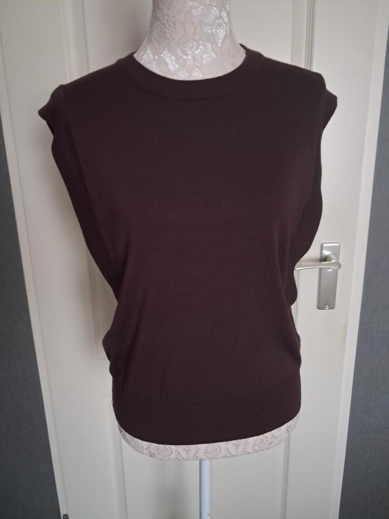 Trui spencer Freequent  : XS Kleur : Bordeaux / Rood NIEUW, Freequent, Nieuw, Ophalen of Verzenden, Maat 34 (XS) of kleiner