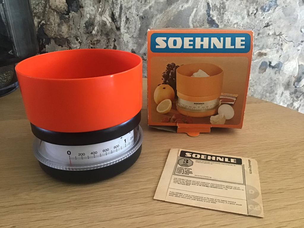 Vintage keukenweegschaal van Soehnle, Ophalen of Verzenden, Zo goed als nieuw