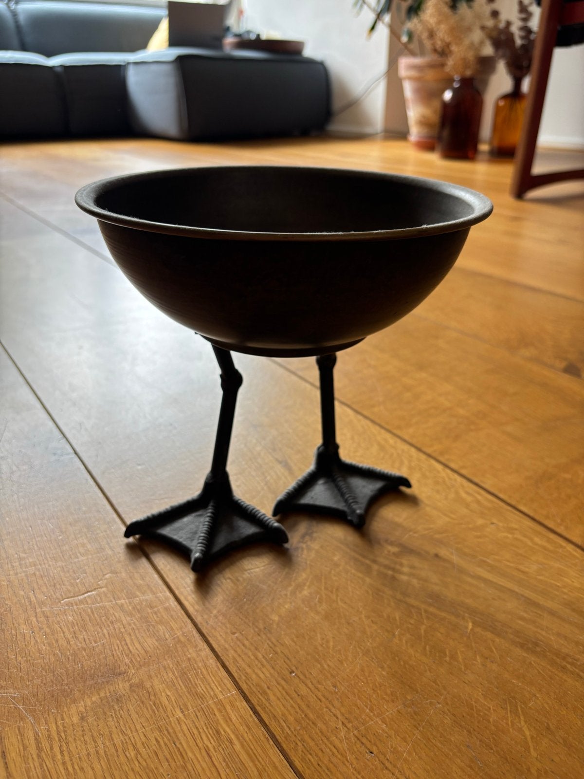 Decoratieve schaal op eendenpoten, Antiek en Kunst, Ophalen