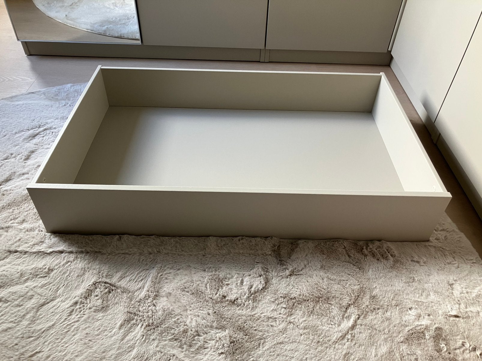 Komplement lade grijsbeige 100x58 ZGAN 2x, Ophalen, Zo goed als nieuw