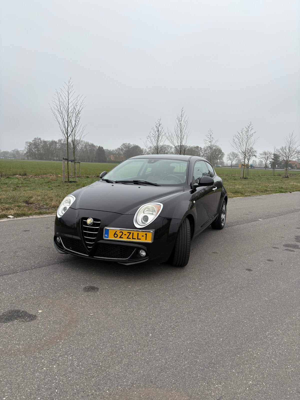 Alfa Romeo MiTo 0.9 Turbo Twin AIR 63KW 2012 Zwart, Voorwielaandrijving, Origineel Nederlands, 24 km/l, Handgeschakeld