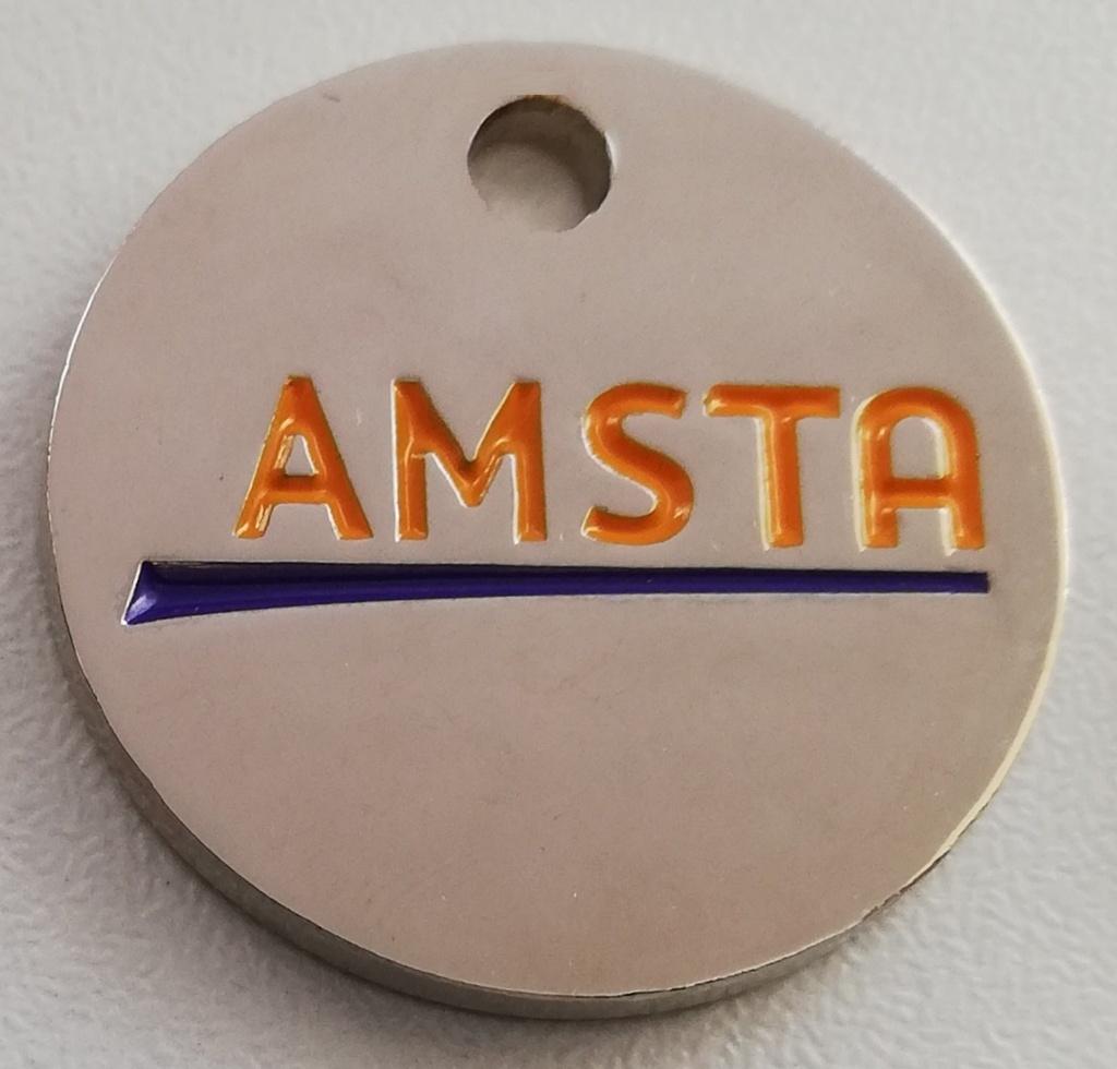 Winkelwagenmuntje AMSTA Zorginstelling, Ophalen of Verzenden