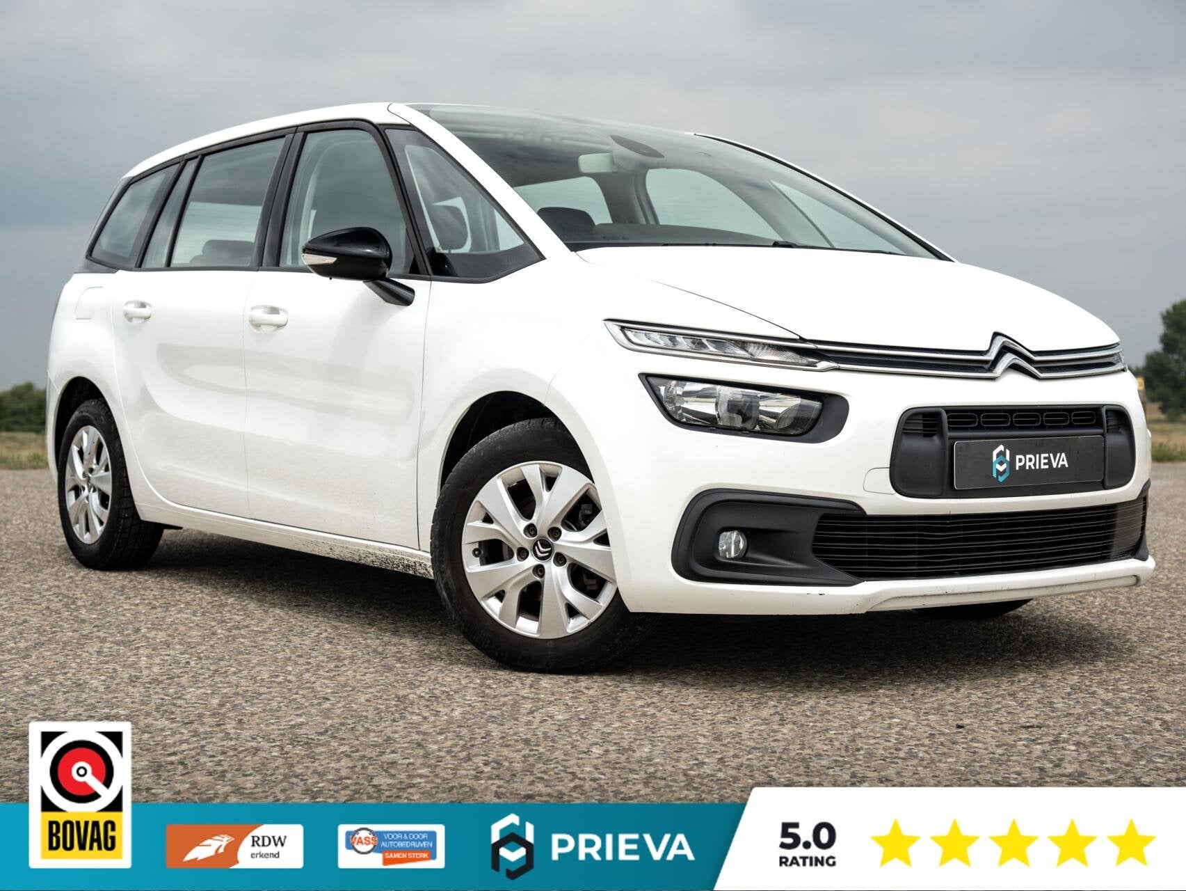 Citroën C4 SpaceTourer 1.2 PureTech Cool | 2021 | Navigatie, Stof, Gebruikt, Zwart, 129 pk