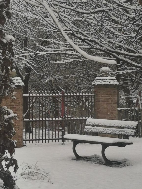 Freischwinger tuinbank, Ophalen