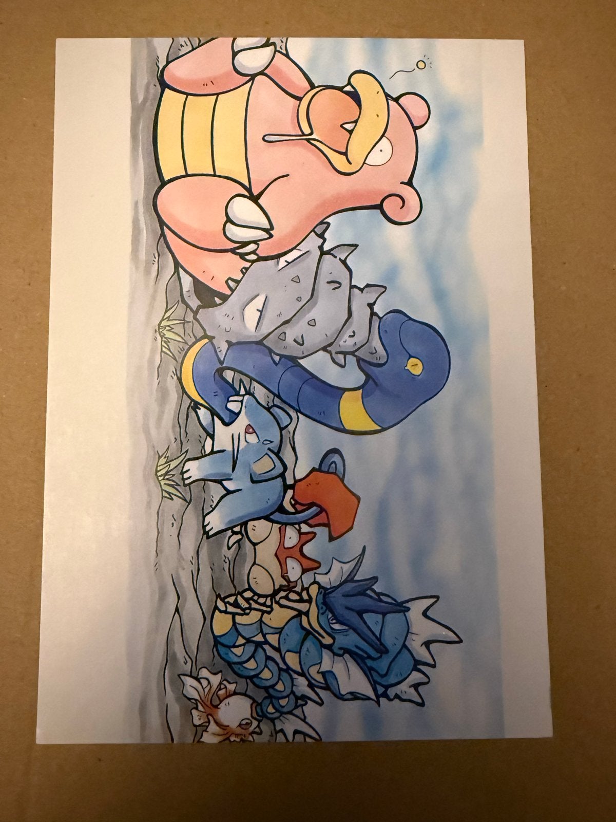 Pokémon ansichtkaart - Green Version, Hobby en Vrije tijd, Ophalen of Verzenden
