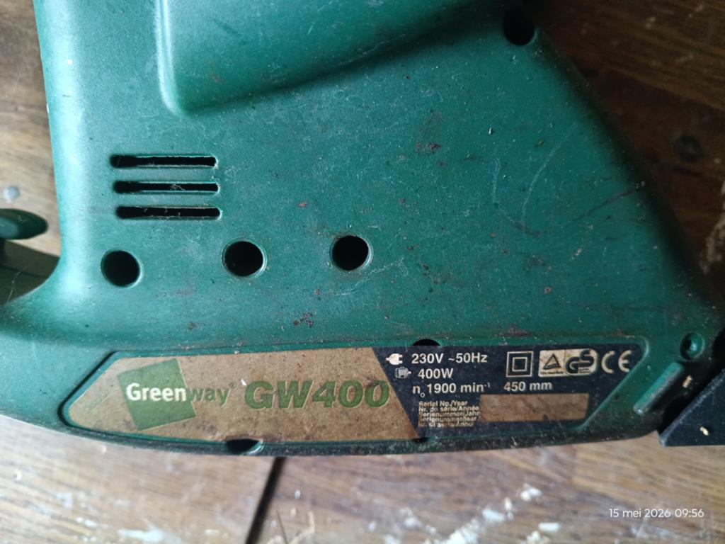 Greenway heggenschaar, Ophalen of Verzenden, Gebruikt, Elektrisch