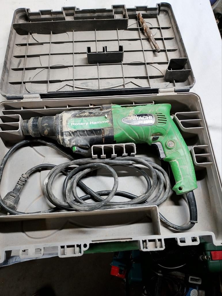 Hitachi boormachine, Ophalen of Verzenden, Gebruikt, Boormachine