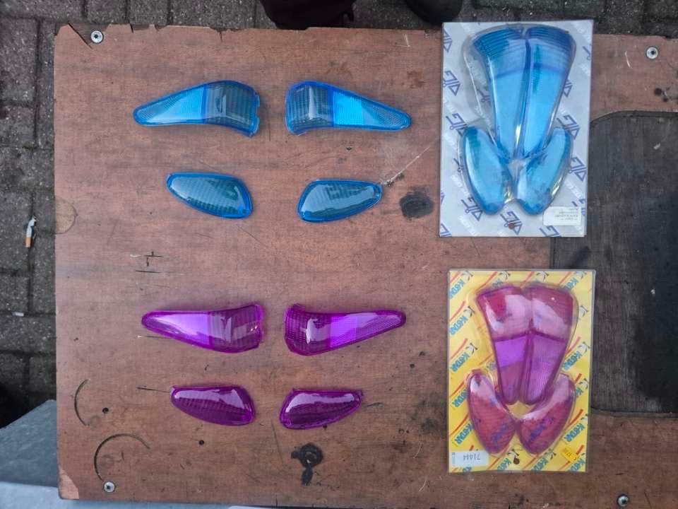 Gilera Runner Knipperlicht Glazen Paars & Blauw 2002, Ophalen of Verzenden, Nieuw, Overige typen, Overige merken