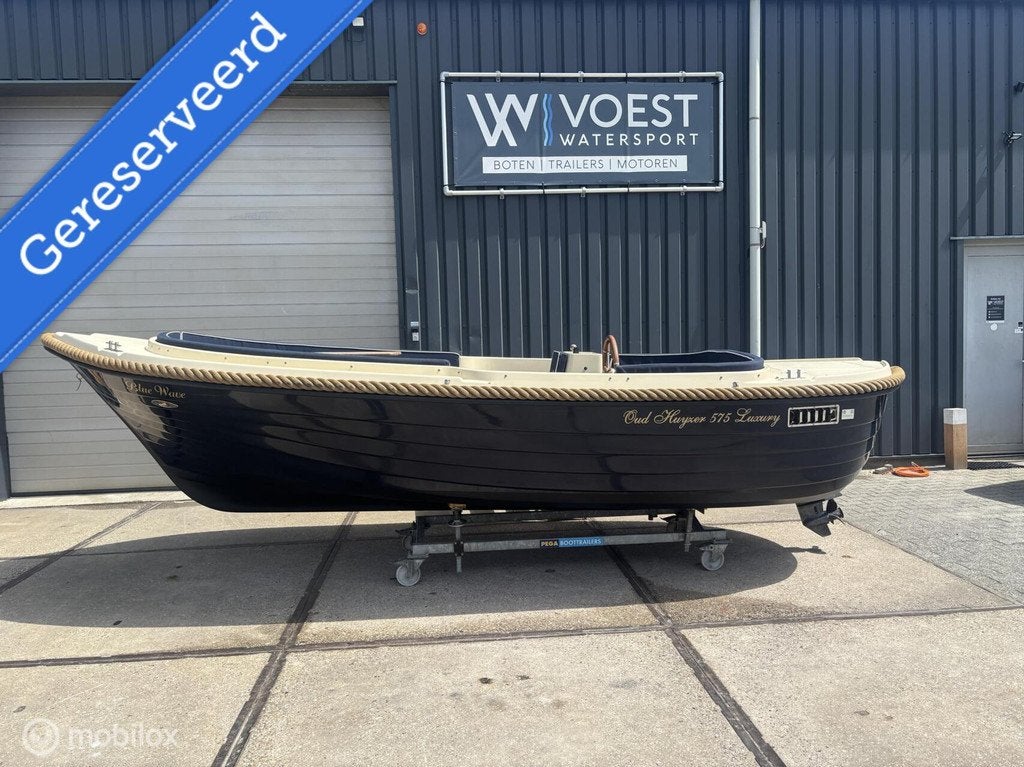 Oudhuijzer 575 sloep met buiskap / 15 pk Yamaha, Watersport en Boten, Overige brandstoffen