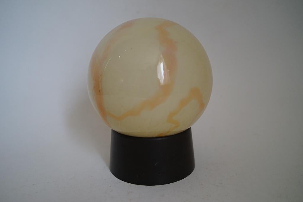 Thabur lamp art deco roze marmer glas zwart bakeliet niko., Antiek en Kunst, Ophalen of Verzenden