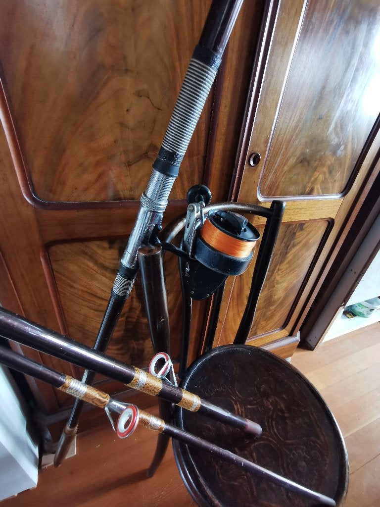 Mitchell 498 Special + Harodex 3.9m, Watersport en Boten, Hengelsport | Algemeen, Ophalen of Verzenden, Gebruikt, Molen