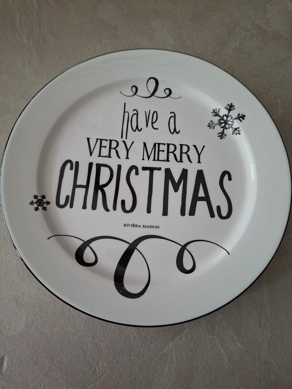 RM - Riviera Maison - servies - KERST, Huis en Inrichting, Ophalen, Overige merken, Keramiek, Landelijk/Boerenbont