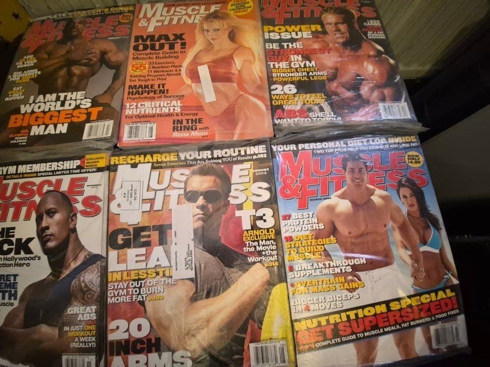 Uniek nieuw in Seal! 18x Muscle & Fitness magazines - Divers, Ophalen of Verzenden, Gelezen, Sport en Vrije tijd
