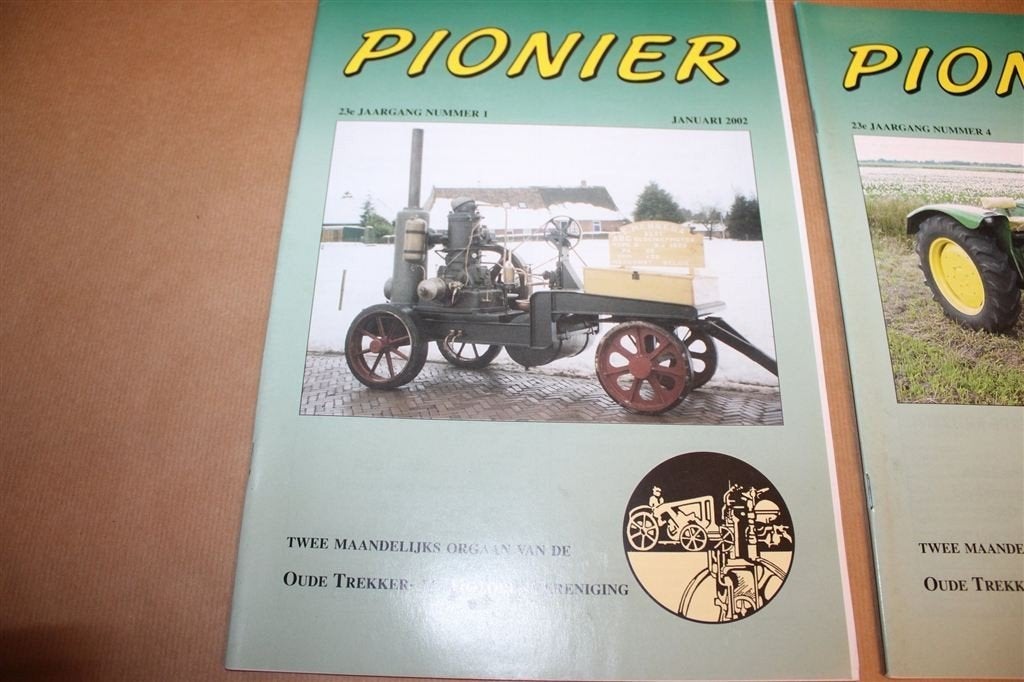 Pionier 2002 — 4 Nummers Oude Trekkers en Motoren, Boeken, Ophalen of Verzenden, Gelezen, Muziek, Film of Tv
