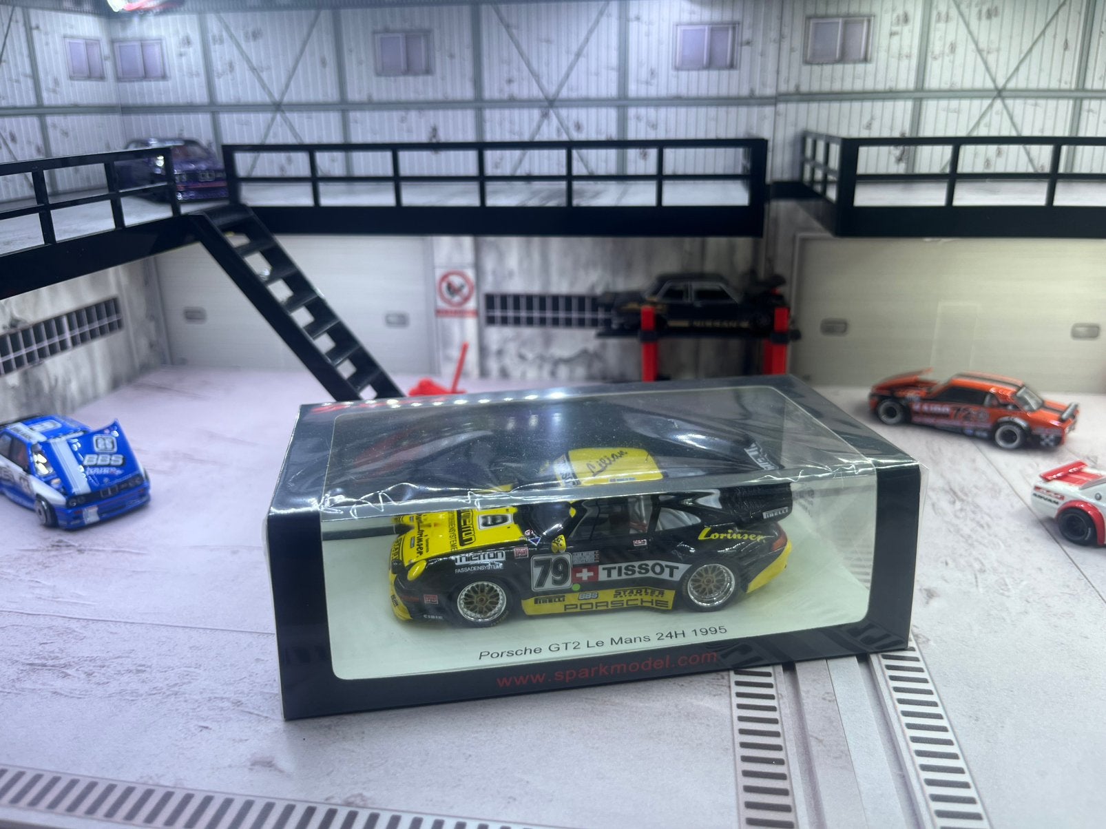 Spark 1:43 Porsche GT2 #79 Le Mans 24H 1995 – Nieuw in doos, Verzenden, Nieuw, Auto, Overige merken