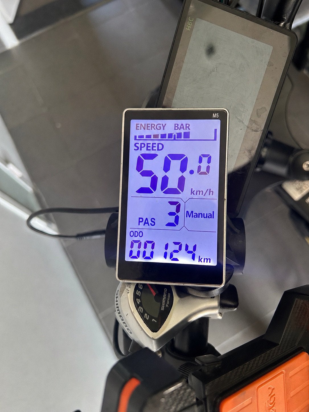 Fatbike display M5 | opvoerbaar | code | killswitch |, Fietsen en Brommers, Fietsonderdelen, Ophalen of Verzenden, Zo goed als nieuw