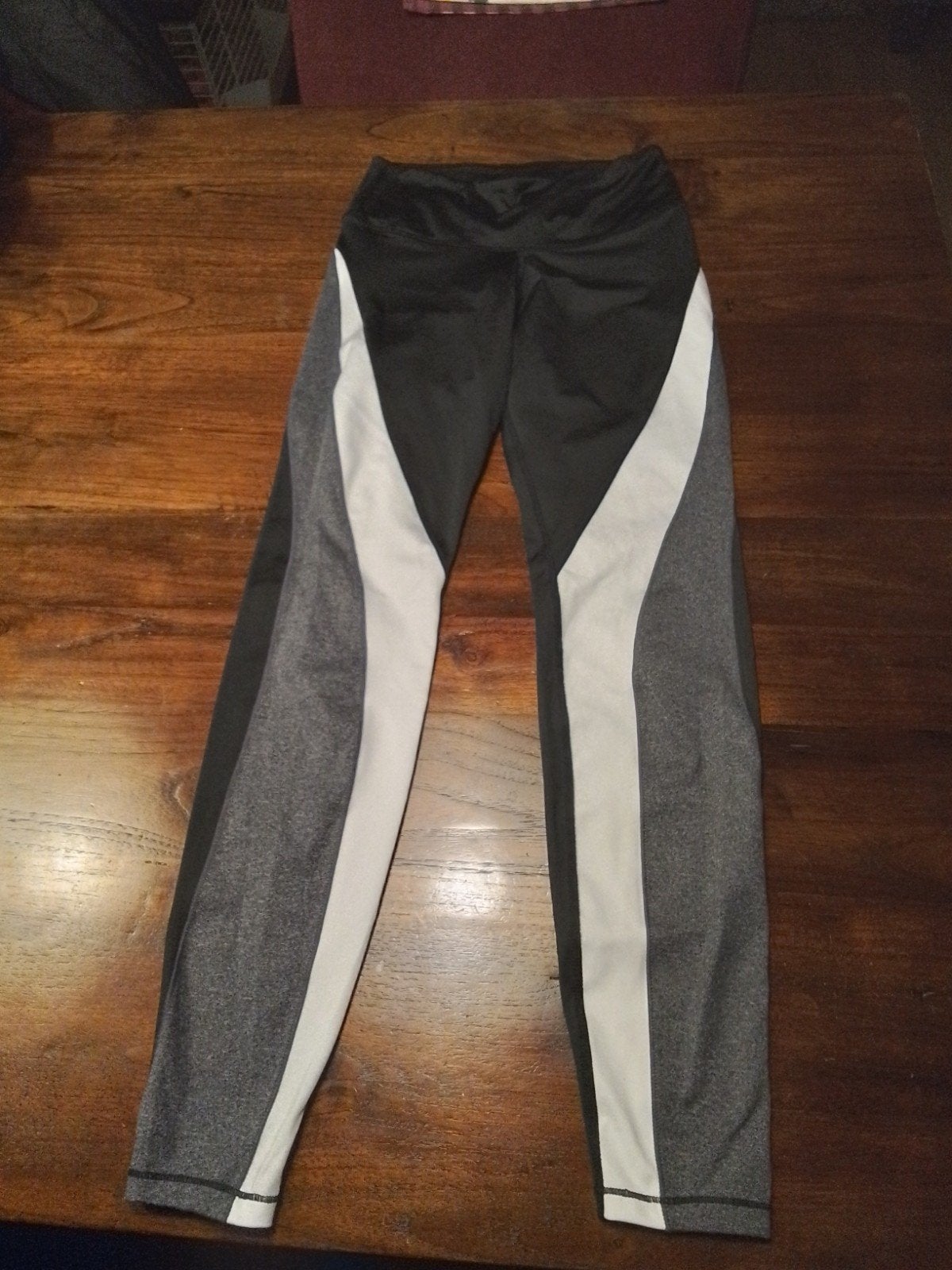H&M Sport Legging - Maat S - Zwart/Grijs/Wit, H&M, Zwart, Ophalen of Verzenden, Maat 36 (S)